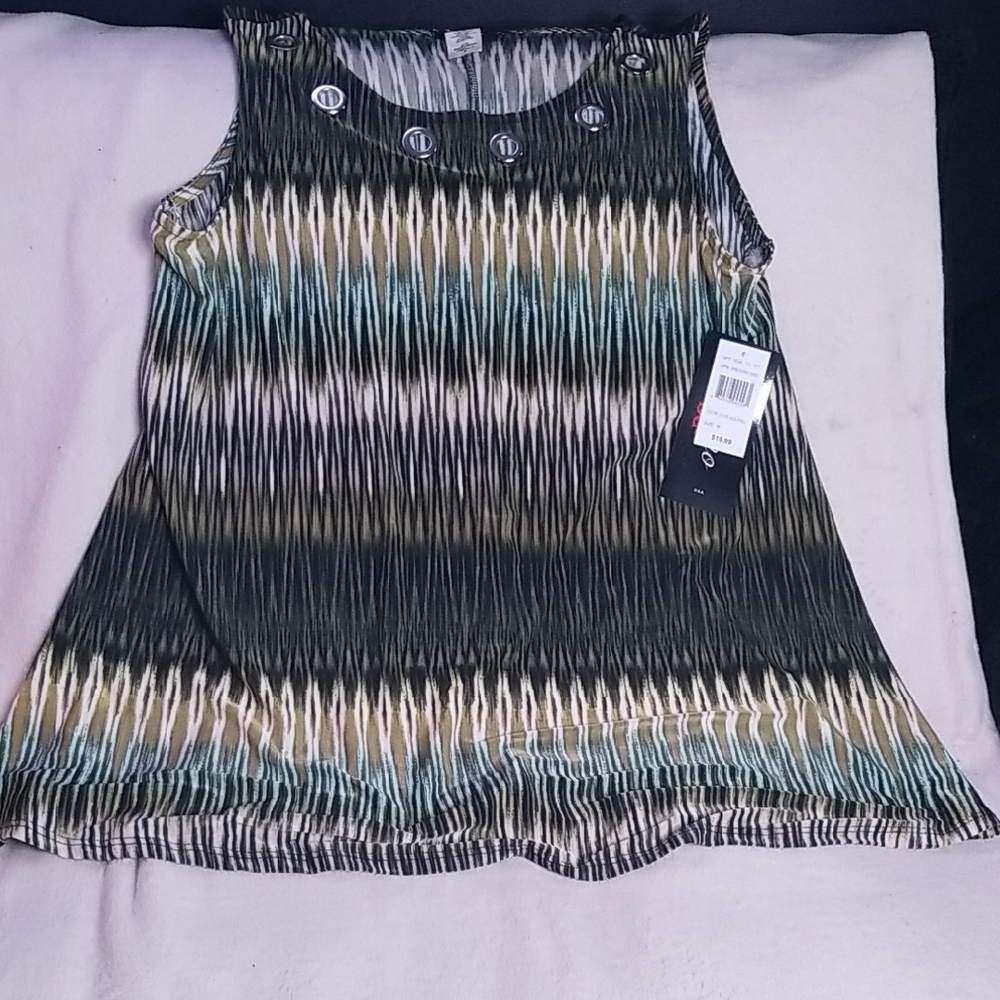 Cocomo Multicolor Striped Tank Top